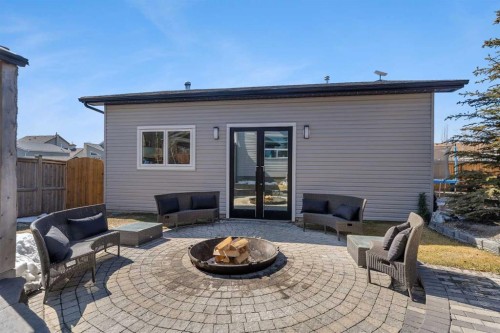 45 Hanson Hollow Ne, Langdon, AB - Outdoor With Deck Patio Veranda With Exterior