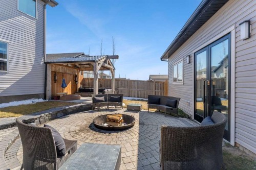 45 Hanson Hollow Ne, Langdon, AB - Outdoor With Deck Patio Veranda With Exterior