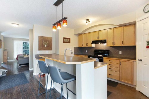 204 Eversyde Circle Sw, Calgary, AB - Indoor Photo Showing Kitchen