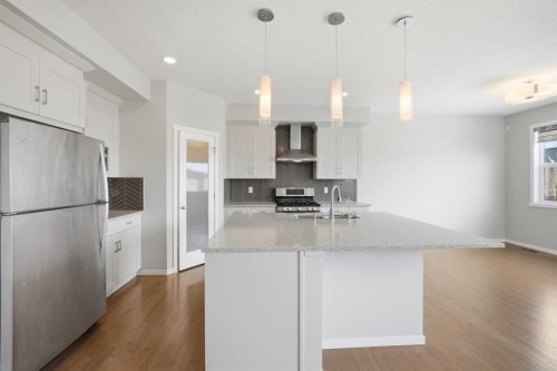 76 Nolancrest Green Nw, Calgary, AB - Indoor Photo Showing Kitchen With Upgraded Kitchen