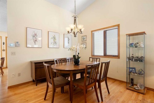 221 Scurfield Place Nw, Calgary, AB - Indoor Photo Showing Dining Room