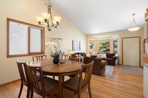 221 Scurfield Place Nw, Calgary, AB - Indoor Photo Showing Dining Room