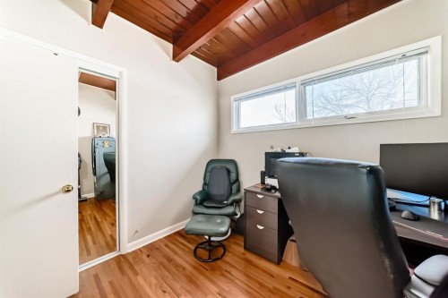 19 Meadowview Road Sw, Calgary, AB - Indoor Photo Showing Office