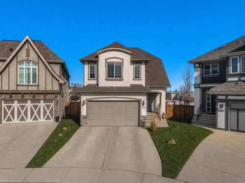 490 Mahogany Manor Se, Calgary, AB - Outdoor With Facade