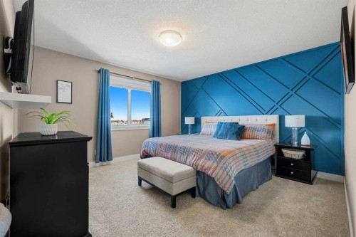 490 Mahogany Manor Se, Calgary, AB - Indoor Photo Showing Bedroom
