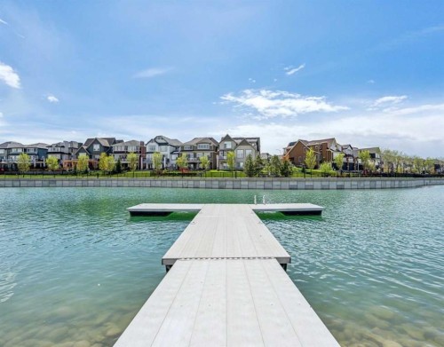 490 Mahogany Manor Se, Calgary, AB - Outdoor With Body Of Water