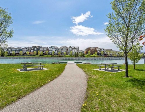 490 Mahogany Manor Se, Calgary, AB - Outdoor With Body Of Water With View