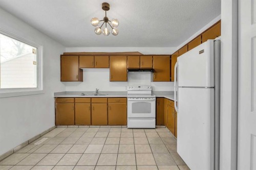 318 Marlborough Way Ne, Calgary, AB - Indoor Photo Showing Kitchen With Double Sink