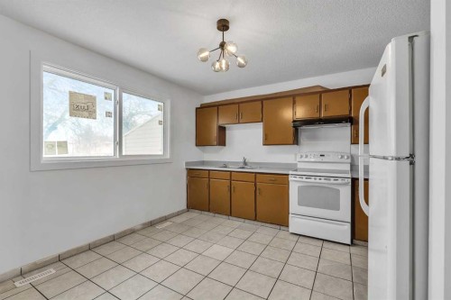318 Marlborough Way Ne, Calgary, AB - Indoor Photo Showing Kitchen With Double Sink