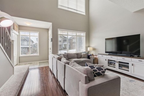 50 Nolanfield Lane Nw, Calgary, AB - Indoor Photo Showing Living Room