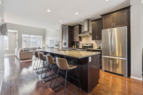 50 Nolanfield Lane Nw, Calgary, AB - Indoor Photo Showing Kitchen With Stainless Steel Kitchen With Upgraded Kitchen