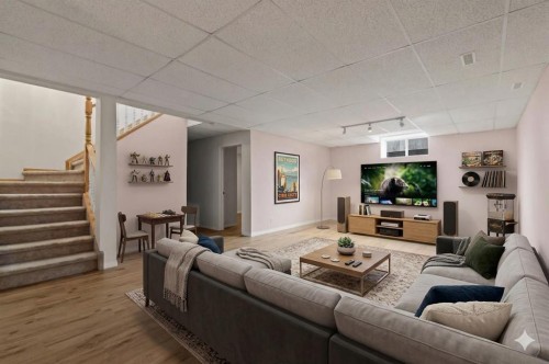 179 Sunlake Way Se, Calgary, AB - Indoor Photo Showing Living Room