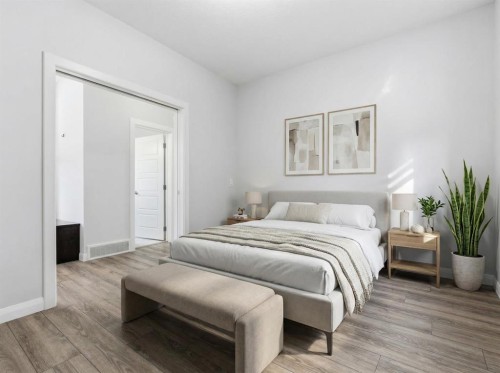 32 Red Embers Square Ne, Calgary, AB - Indoor Photo Showing Bedroom