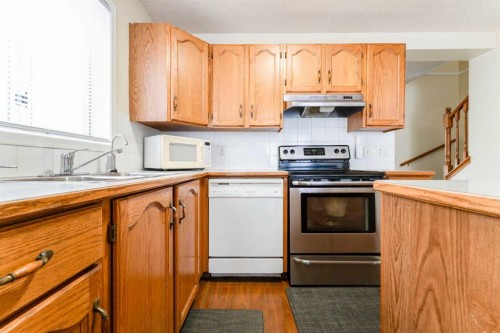 31 Coventry Lane Ne, Calgary, AB - Indoor Photo Showing Kitchen With Double Sink