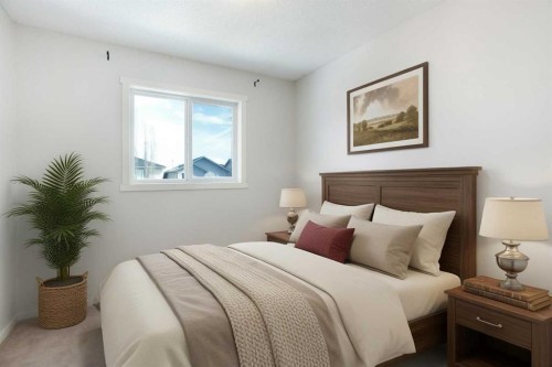 160 Panamount Way Nw, Calgary, AB - Indoor Photo Showing Bedroom