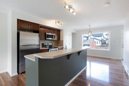 160 Panamount Way Nw, Calgary, AB - Indoor Photo Showing Kitchen With Stainless Steel Kitchen