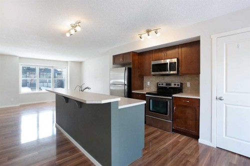 160 Panamount Way Nw, Calgary, AB - Indoor Photo Showing Kitchen With Stainless Steel Kitchen