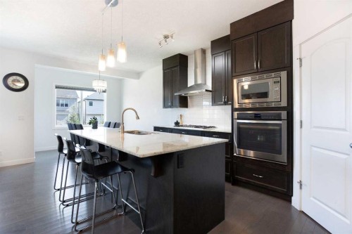 58 Nolancrest Rise Nw, Calgary, AB - Indoor Photo Showing Kitchen With Upgraded Kitchen