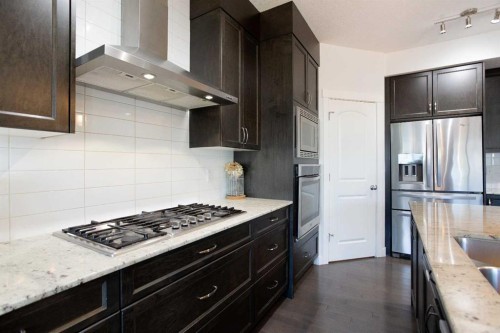 58 Nolancrest Rise Nw, Calgary, AB - Indoor Photo Showing Kitchen With Upgraded Kitchen