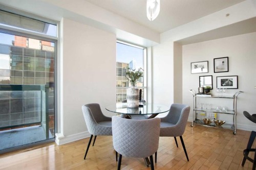 505-836 15 Avenue Sw, Calgary, AB - Indoor Photo Showing Dining Room
