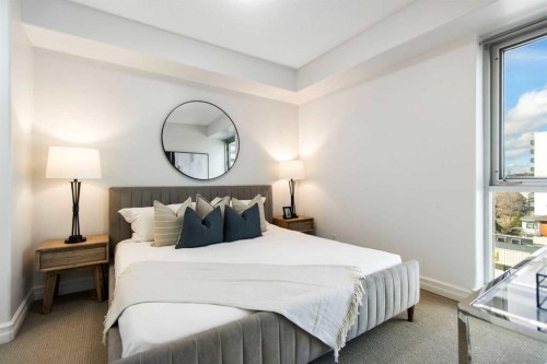 505-836 15 Avenue Sw, Calgary, AB - Indoor Photo Showing Bedroom