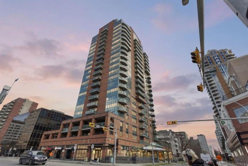 505-836 15 Avenue Sw, Calgary, AB - Outdoor With Balcony With Facade
