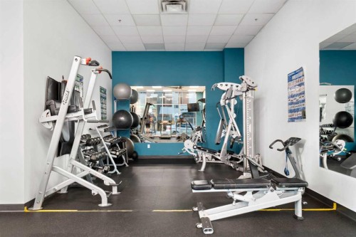 505-836 15 Avenue Sw, Calgary, AB - Indoor Photo Showing Gym Room