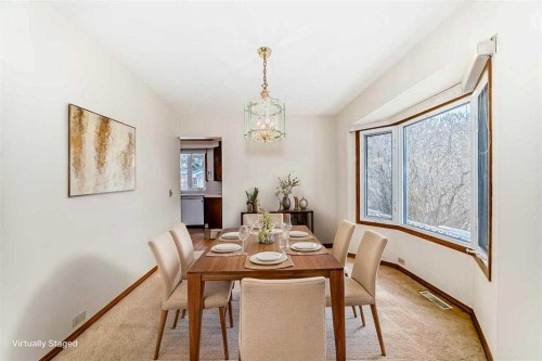 5116 33 Street Nw, Calgary, AB - Indoor Photo Showing Dining Room