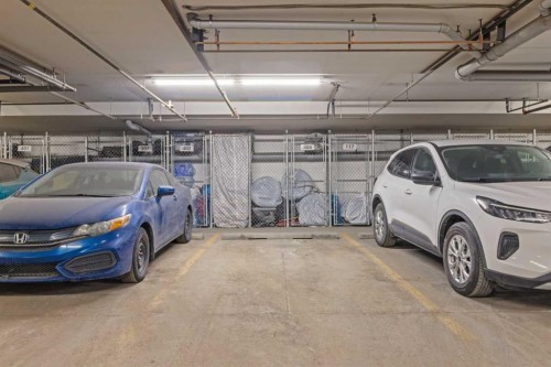 404-10 Walgrove Walk Se, Calgary, AB - Indoor Photo Showing Garage