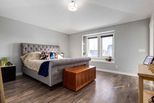 306 Cooperstown Common Sw, Airdrie, AB - Indoor Photo Showing Bedroom