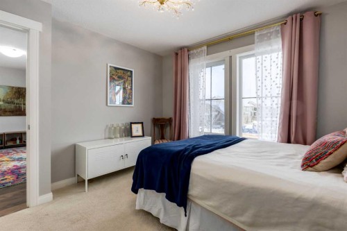 306 Cooperstown Common Sw, Airdrie, AB - Indoor Photo Showing Bedroom