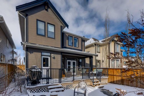 306 Cooperstown Common Sw, Airdrie, AB - Outdoor With Deck Patio Veranda