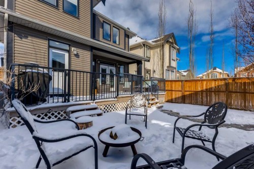 306 Cooperstown Common Sw, Airdrie, AB - Outdoor With Deck Patio Veranda
