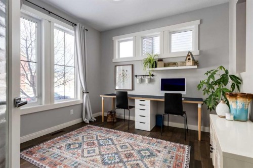 306 Cooperstown Common Sw, Airdrie, AB - Indoor Photo Showing Office