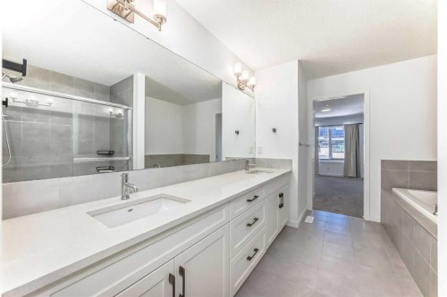 64 Masters Row Se, Calgary, AB - Indoor Photo Showing Bathroom