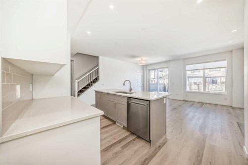 64 Masters Row Se, Calgary, AB - Indoor Photo Showing Kitchen