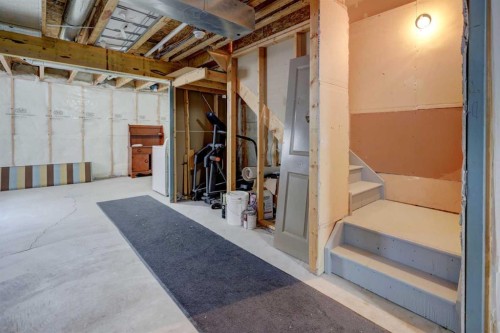 106 Luxstone Way Sw, Airdrie, AB - Indoor Photo Showing Basement