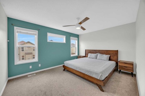 19 Bridleridge Green Sw, Calgary, AB - Indoor Photo Showing Bedroom