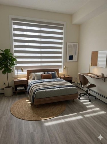 2220-15 Skyview Point Crescent, Calgary, AB - Indoor Photo Showing Bedroom