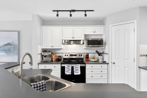60 Citadel Ridge Close Nw, Calgary, AB - Indoor Photo Showing Kitchen With Double Sink