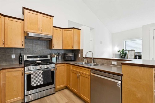 852 Everridge Drive Sw, Calgary, AB - Indoor Photo Showing Kitchen With Stainless Steel Kitchen With Double Sink