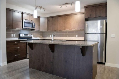 206 Redstone View Ne, Calgary, AB - Indoor Photo Showing Kitchen With Upgraded Kitchen