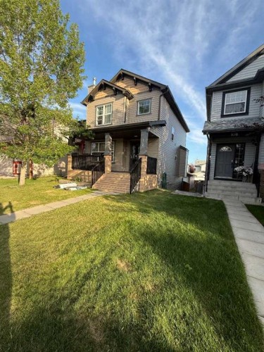 112 Covepark Rise Ne, Calgary, AB - Outdoor With Deck Patio Veranda With Facade
