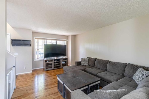 112 Covepark Rise Ne, Calgary, AB - Indoor Photo Showing Living Room