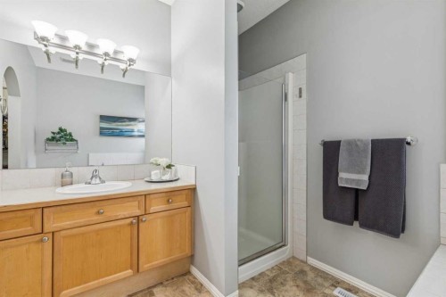 328 Cove Road, Chestermere, AB - Indoor Photo Showing Bathroom