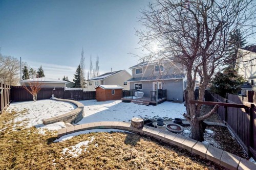 8 Meadow Place Se, Airdrie, AB - Outdoor With Deck Patio Veranda
