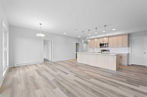 3205-220 Seton Grove Se, Calgary, AB - Indoor Photo Showing Kitchen