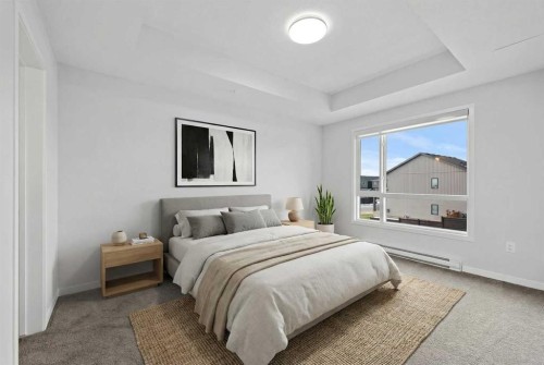 3205-220 Seton Grove Se, Calgary, AB - Indoor Photo Showing Bedroom