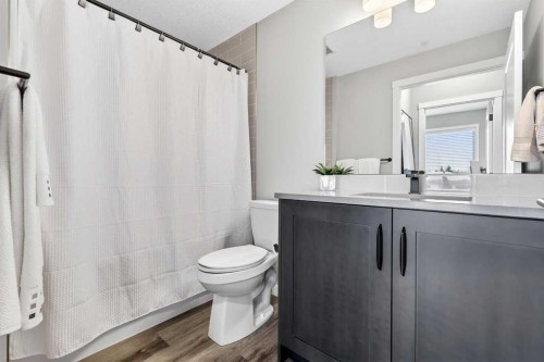401-150 Shawnee Square Sw, Calgary, AB - Indoor Photo Showing Bathroom