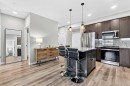 401-150 Shawnee Square Sw, Calgary, AB  - Indoor Photo Showing Kitchen With Upgraded Kitchen 